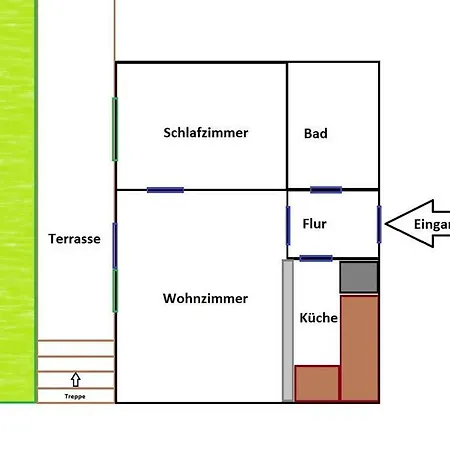 Διαμέρισμα Schoene In Ruhiger Zentraler Lage *